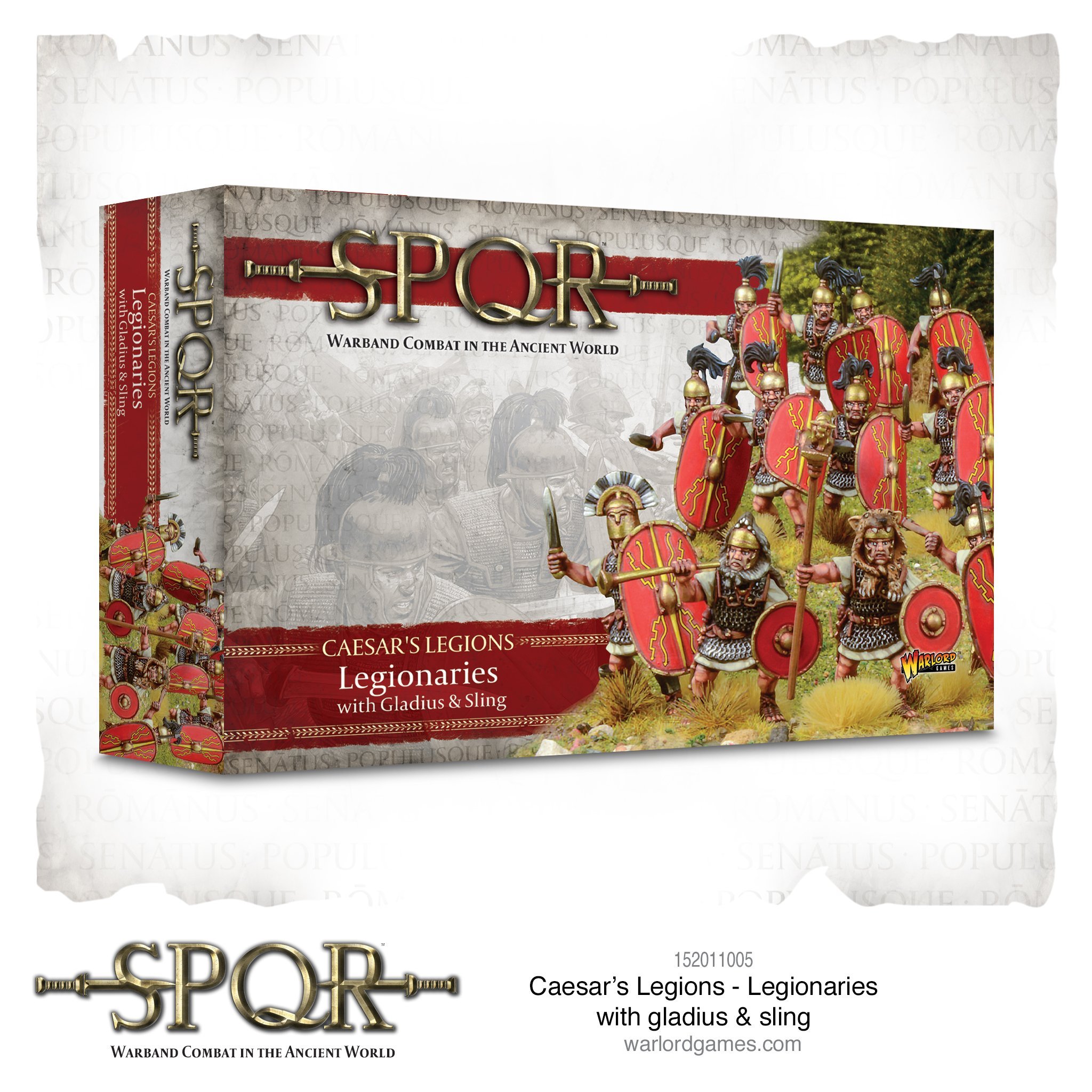 Spqr: Caesars Legions - Legionaries With Gladius & Sling Game Box