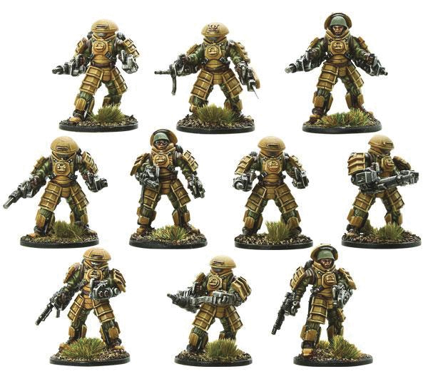 Konflikt 47: Japanese Battle Exoskeleton Squad Box Front