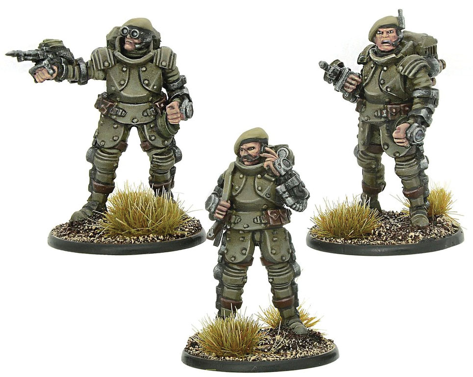 Konflikt 47: British Galahad Armoured Infantry Officers Game Box