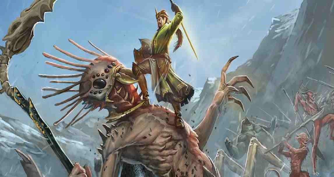 Pathfinder Battles: Wrath Of The Righteous Gargantuan Demon Lord Deskari Promo Figure (pr) Box Front