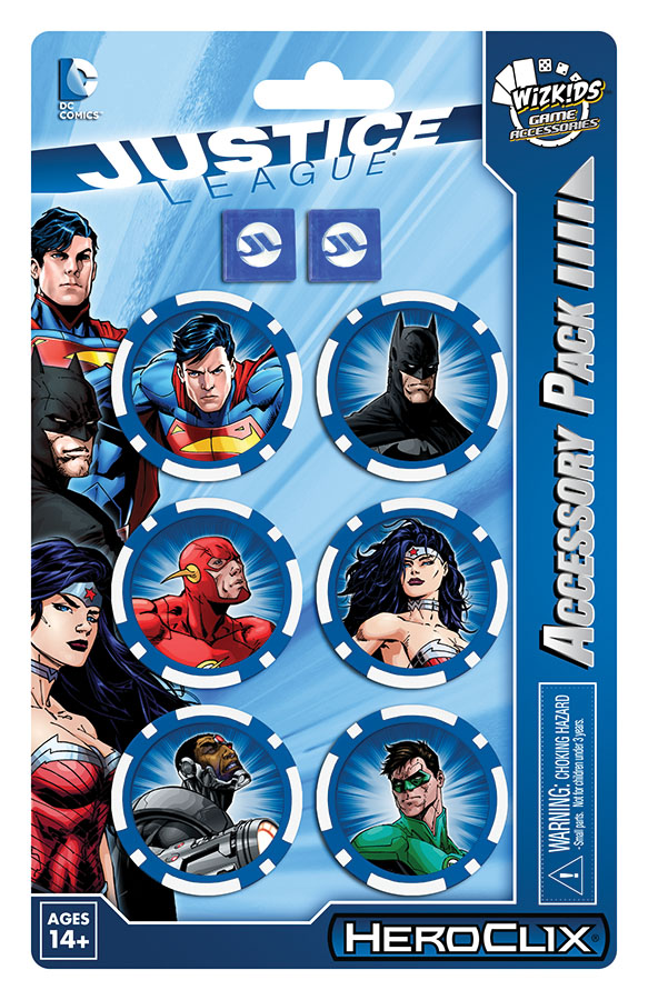 Dc Heroclix: Justice League - Trinity War Dice And Token Pack Box Front