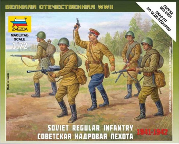 Soviet Regular Infantry 1941-42 Box Front